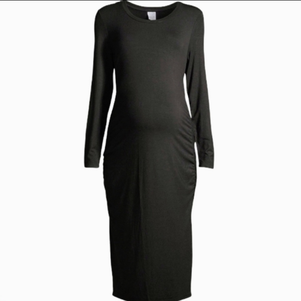 Time and Tru Black Long Sleeve Dress